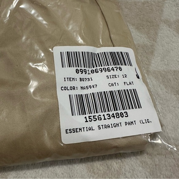 J crew essential pant city crepe light khaki size 12 - Picture 3 of 3